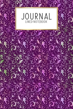 Paperback Journal Lined Notebook: Wine Gift Grapes Tasting Lover - Blank Lined Journal - Gratitude Journal - 6" x 9" 100 Pg -Motivational Quotes - Self- Book