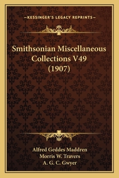 Paperback Smithsonian Miscellaneous Collections V49 (1907) Book