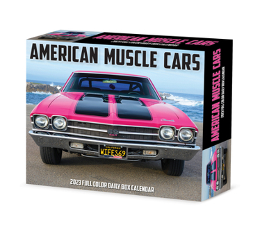 Calendar American Muscle Cars 2023 Box Calendar Book