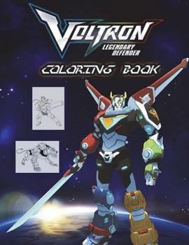 Paperback Voltron Legendary Defender Coloring Book