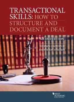 Paperback Transactional Skills: How to Structure and Document a Deal (Coursebook) Book