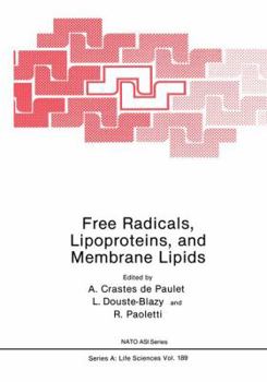 Paperback Free Radicals, Lipoproteins, and Membrane Lipids Book