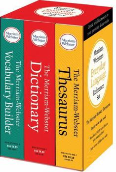 Hardcover Merriam-Webster's Everyday Language Reference Set: Includes: The Merriam-Webster Dictionary, the Merriam-Webster Thesaurus, and the Merriam-Webster Vo Book