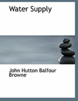 Paperback Water Supply [Large Print] Book