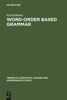 Hardcover Word-Order Based Grammar Book