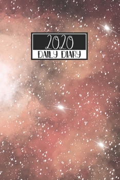 2020 Daily Diary: A5 Day on a Page to View Full DO1P Planner Lined Writing Journal | Black Galaxy Nebula Stars Space Design (2020 Daily Diaries)