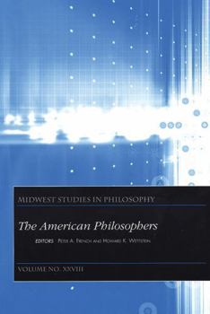 Paperback The American Philosophers, Volume XXVIII Book