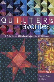 Paperback Quilter's Favorites, Volume 2: Pieced Points & Stars Book