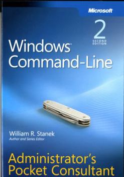 Paperback Windows Command-Line Administrator's Pocket Consultant Book