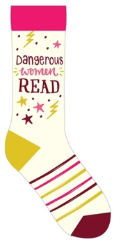 Apparel Dangerous Women Read Socks Book