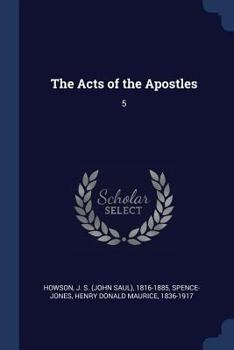 Paperback The Acts of the Apostles: 5 Book