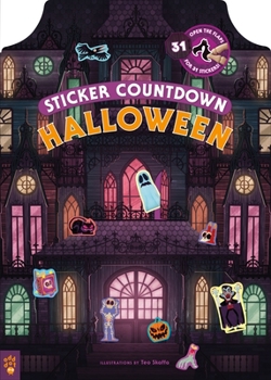 Hardcover Sticker Countdown: Halloween Book