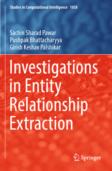 Paperback Investigations in Entity Relationship Extraction Book