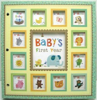 Spiral-bound Baby's First Year Memory Keeper Book