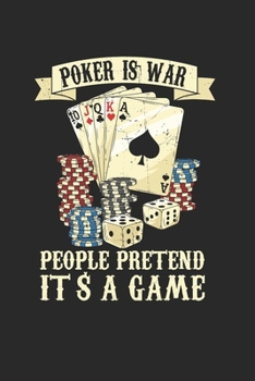Poker Notebook - Card Player Journal Planner: Texas Holdem Poker Face Organizer For Men Women Dot Grid