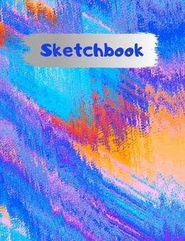 Paperback Sketchbook: Sketchbook, Sketch Pad, Drawing Pad For Doodling Ideas. 8,5 x 11" Book