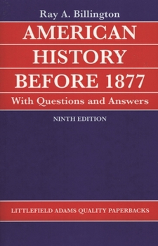 Paperback American History before 1877 with Questions and Answers Book