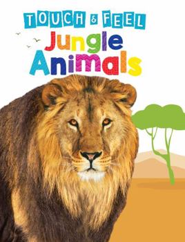 Board book Jungle Animals - Children's Touch and Feel Board Book - Sensory Board Book