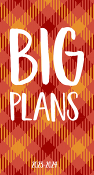 Calendar Big Plaid Plans 2023 2-Year Pocket Planner Book