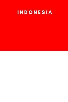 Paperback Indonesia: Country Flag A5 Notebook to write in with 120 pages Book