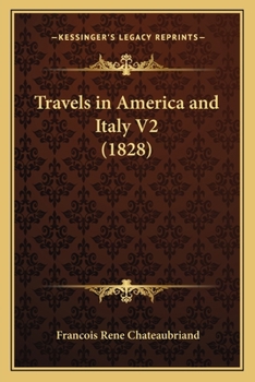 Paperback Travels in America and Italy V2 (1828) Book