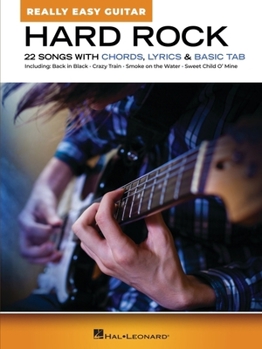 Paperback Hard Rock - Really Easy Guitar: 22 Songs with Chords, Lyrics, & Basic Tab Book