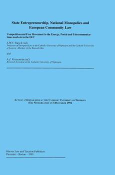 Paperback State Entrepeneurship National Monopolies And European Community Book