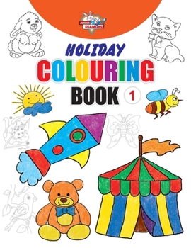 Paperback Holiday Colouring Book 1 for 3 to 7 Year Old Kids Crayon and Pencil Coloring for Nursery, Preschool and Primary Children Book