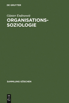 Hardcover Organisationssoziologie [German] Book