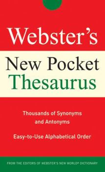 Webster's New Pocket Thesaurus