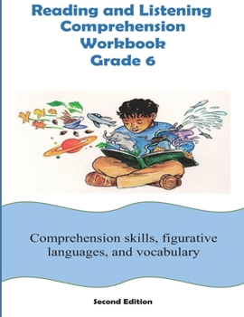 Paperback Reading and Listening Comprehension Workbook Grade 6 Book