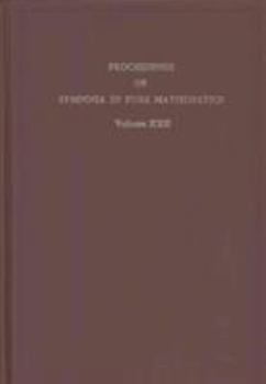 Algebraic topology (Proceedings of symposia in pure mathematics Volume XXII)