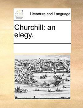 Paperback Churchill: an elegy. Book