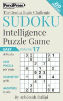 Paperback Sudoku Puzzle Books Volume 17. Easy. Sudoku Intelligence Puzzle Game Book