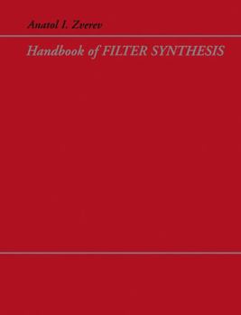 Paperback Handbook of Filter Synthesis Book