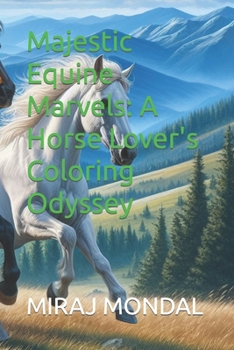 Paperback Majestic Equine Marvels: A Horse Lover's Coloring Odyssey Book
