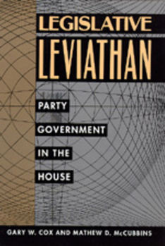 Paperback Legislative Leviathan: Party Government in the House Volume 23 Book