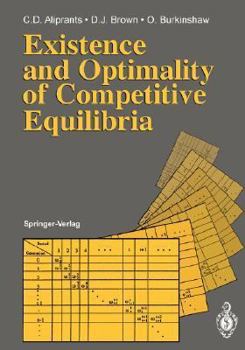 Paperback Existence and Optimality of Competitive Equilibria Book