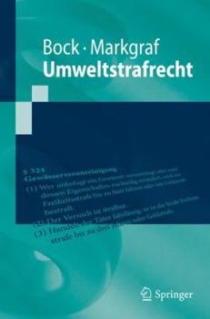 Paperback Umweltstrafrecht [German] Book