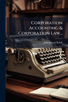 Paperback Corporation Accounting & Corporation Law... Book