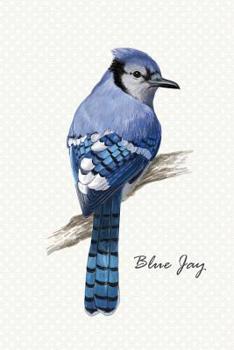 Paperback Blue Jay: Compact 6 x 9 inches 120 Cream Paper Blank Dot Grid Notebook / Planner / Diary Book