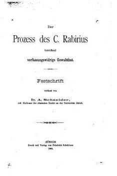 Paperback Der Prozess des C. Rabirius [German] Book