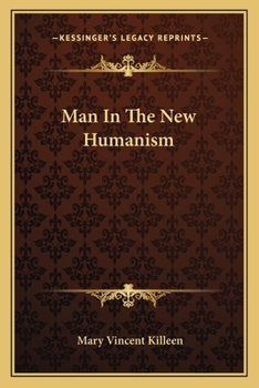 Paperback Man In The New Humanism Book
