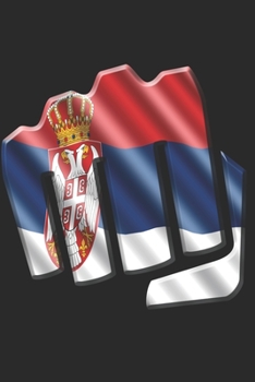 SERBIA NOTEBOOK: Serbia Notebook | college book | diary | journal | booklet | memo | composition book | 120 sheets - Dot Grid paper 6x9 inch