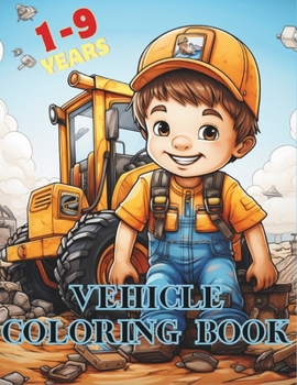 Paperback Vehicle coloring book