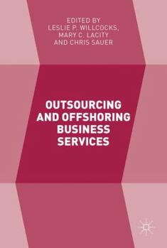 Hardcover Outsourcing and Offshoring Business Services Book