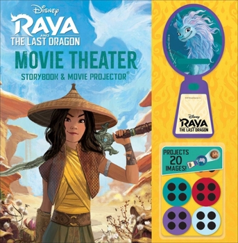 Hardcover Disney: Raya and the Last Dragon Movie Theater Storybook & Movie Projector Book