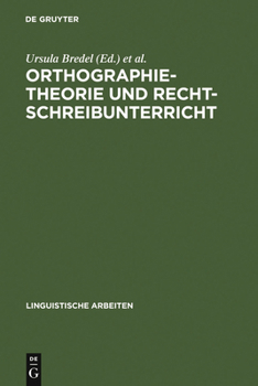 Hardcover Orthographietheorie und Rechtschreibunterricht [German] Book