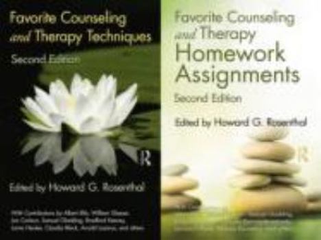 Paperback Favorite Counseling and Therapy Techniques & Homework Assignments Package Book