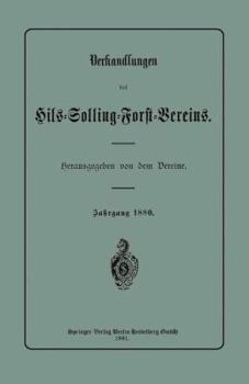 Paperback Verhandlungen Des Hils-Solling-Forst-Vereins [German] Book